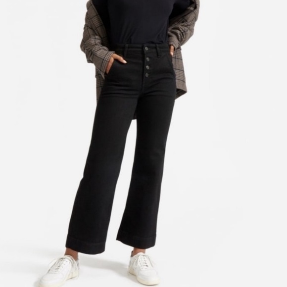 Everlane Pants - NEW Everlane Button Fly Wide Leg Jeans